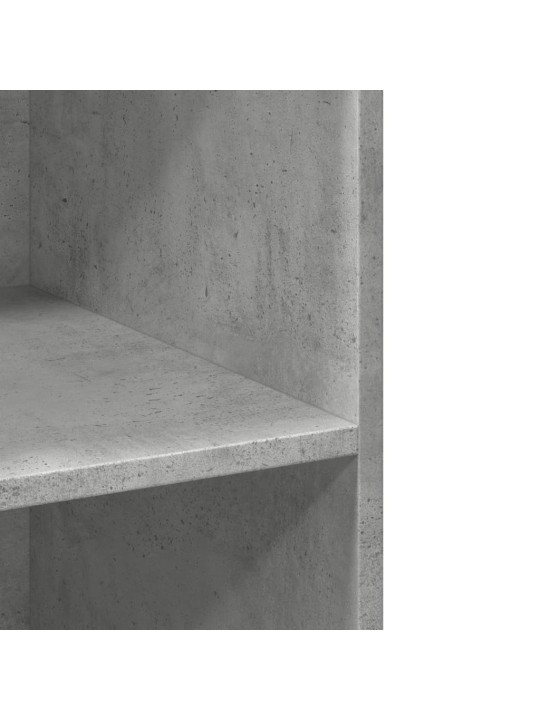 Komoda, betono pilkos spalvos, 70x41x185cm, apdirbta mediena
