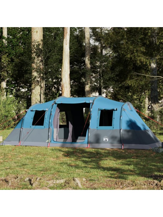 Šeimos palapinė, mėlyna, 6 vietų, tunelinė, atspari vandeniui