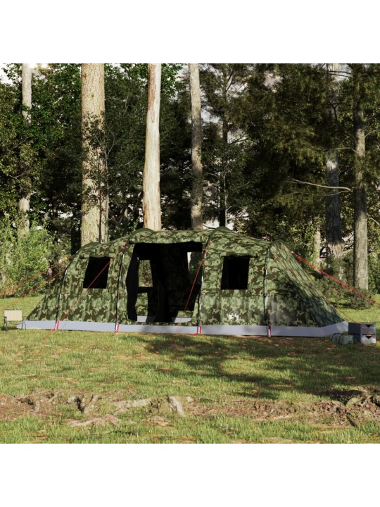 Šeimos palapinė, kamufliažinė, 6 vietų, tunelinė