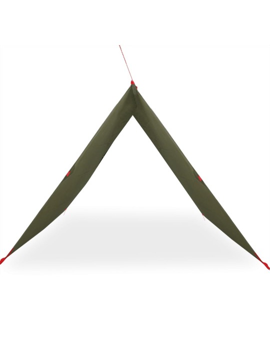 Stovyklavimo tentas, alyvuogių, 306x306cm, atsparus vandeniui