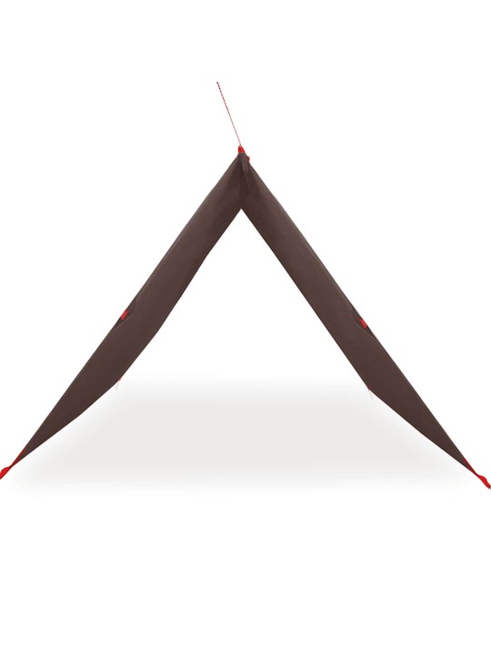 Stovyklavimo tentas, rudas, 366x306cm, atsparus vandeniui