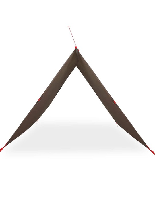 Stovyklavimo tentas, rudas, 406x306cm, atsparus vandeniui