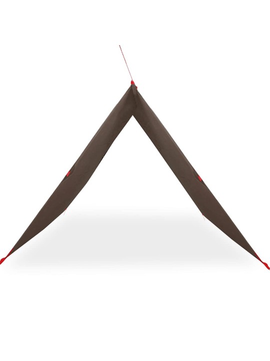 Stovyklavimo tentas, rudas, 451x420cm, atsparus vandeniui