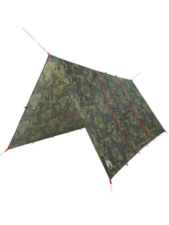 Stovyklavimo tentas, kamufliažinis, 451x420cm