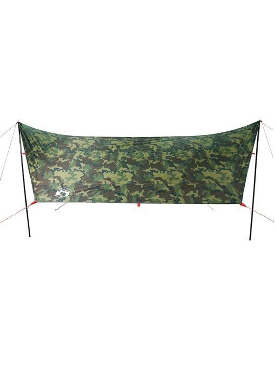 Stovyklavimo tentas, kamufliažinis, 462x306x211cm