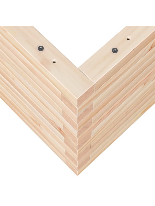 Sodo lovelis, 110x40x45,5cm, pušies medienos masyvas