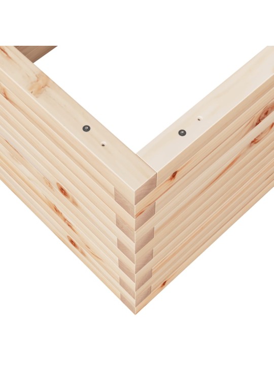 Sodo lovelis, 110x60x45,5cm, pušies medienos masyvas