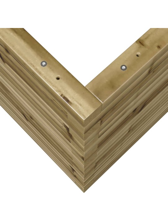Sodo lovelis, 110x60x68,5cm, impregnuota pušies mediena
