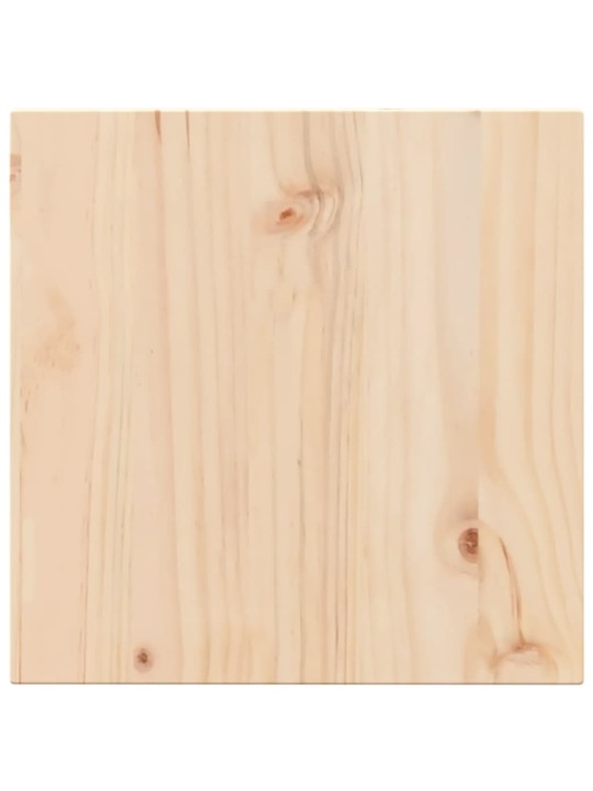 Stalviršis, 50x50x2,5cm, pušies medienos masyvas, kvadratinis