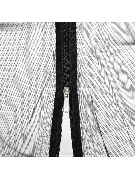 Tinklelis nuo uodų skėčiui, juodas, Φ300x230cm, 220 tinklas