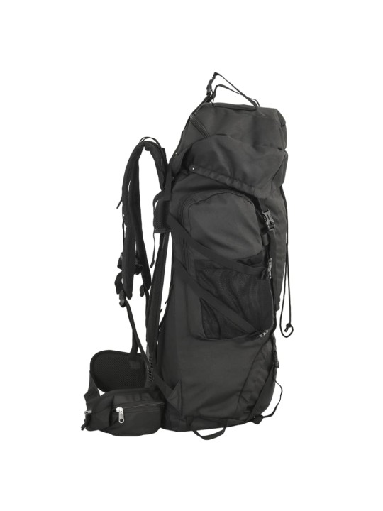 Turistinė kuprinė, juoda, 100L, oksfordo audinys