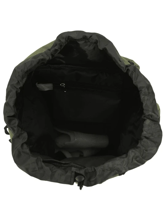 Turistinė kuprinė, uniformnė žalia, 100L, oksfordo audinys