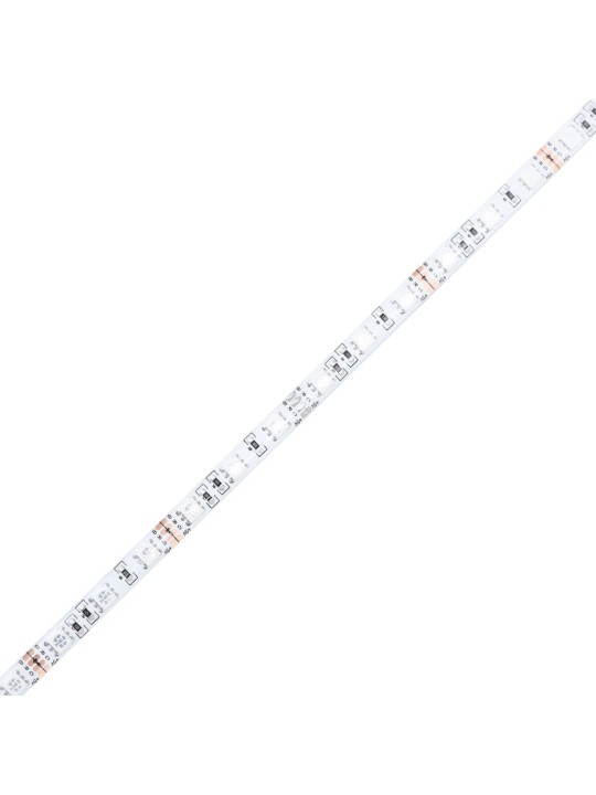 Kavos staliukas su Infinity LED lemputėmis, baltas, 90x50x50cm