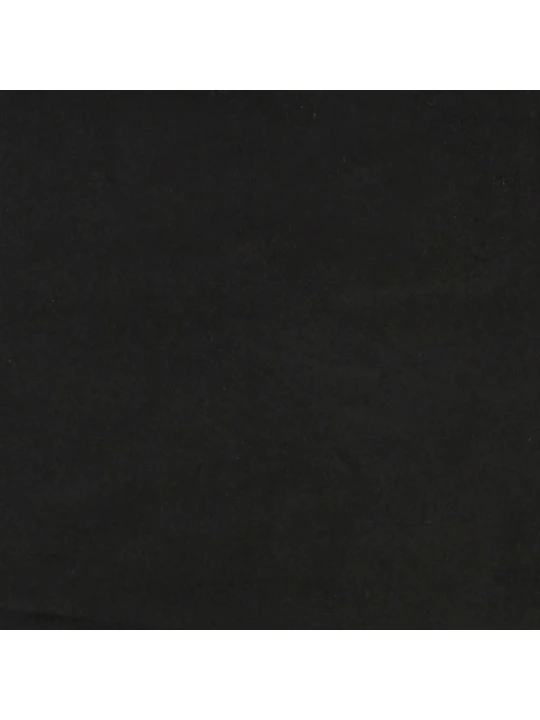 Lovos rėmas, juodos spalvos, 90x200cm, aksomas