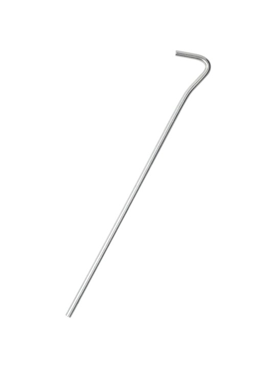 Palapinės kaiščiai, 25vnt., 23cm, skersmuo 5mm, plienas