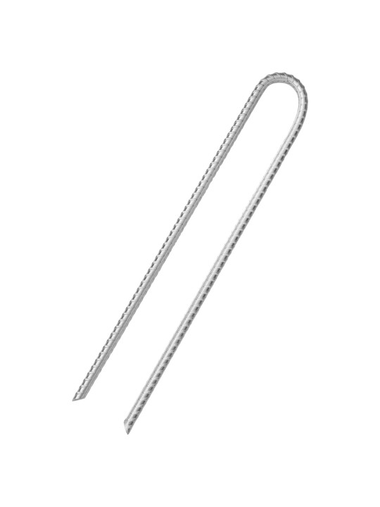 Palapinės kaiščiai, 6vnt., 37cm, skersmuo 10mm, U forma