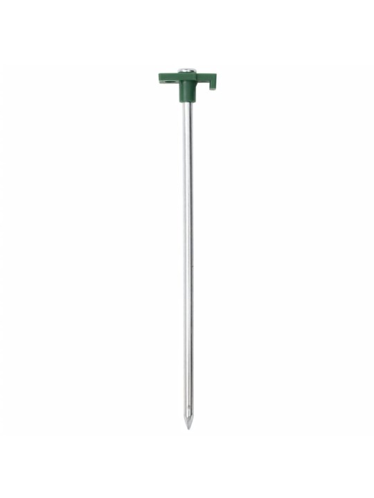 Palapinės kaiščiai, 12vnt., 25cm, skersmuo 7mm, plienas ir PP