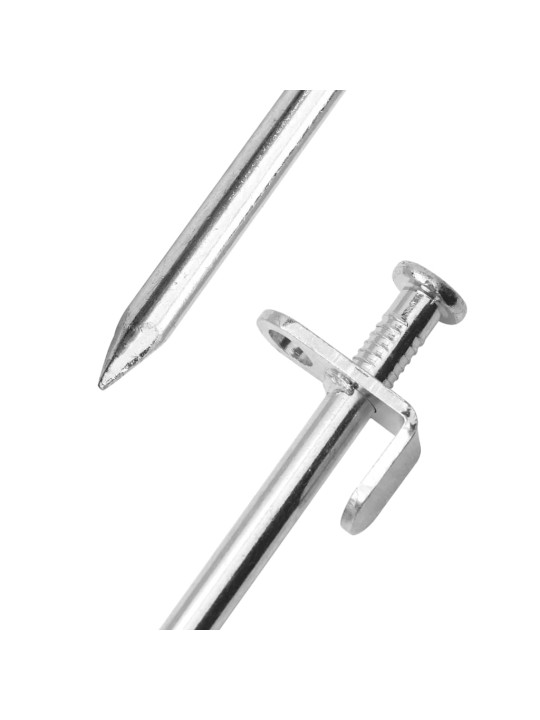 Palapinės kaiščiai, 24vnt., 19,5cm, skersmuo 8mm, plienas