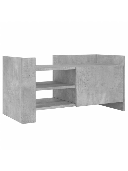 Televizoriaus spintelė, betono pilka, 104x35x50cm, mediena