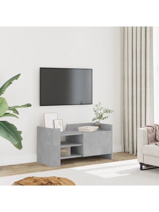 Televizoriaus spintelė, betono pilka, 104x35x50cm, mediena