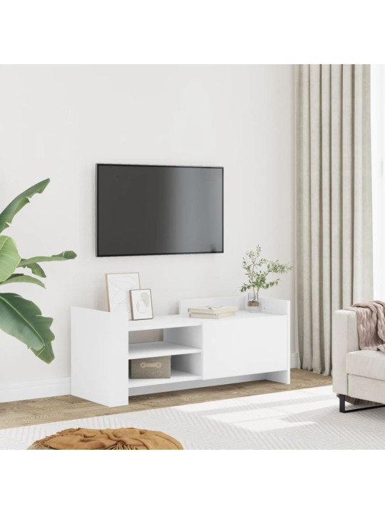 Televizoriaus spintelė, baltos spalvos, 100x35x40cm, mediena