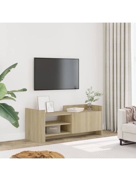 Televizoriaus spintelė, ąžuolo, 100x35x40cm, apdirbta mediena