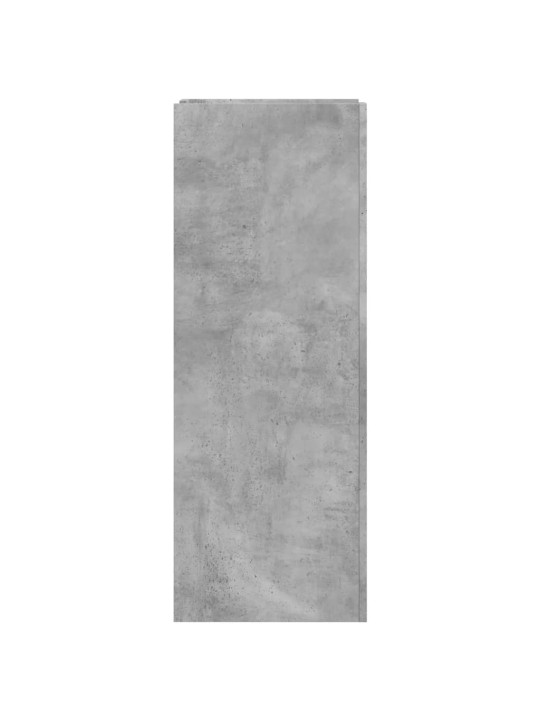 Spintelė batams, betono pilka, 52x37,5x100cm, apdirbta mediena