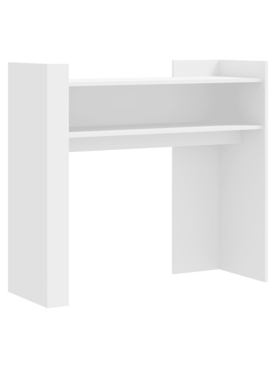 Konsolinis staliukas, baltas, 100x35x90cm, apdirbta mediena