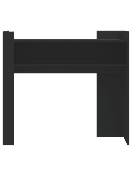 Konsolinis staliukas, juodas, 100x35x90cm, apdirbta mediena