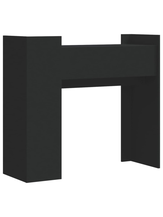 Konsolinis staliukas, juodas, 100x35x90cm, apdirbta mediena