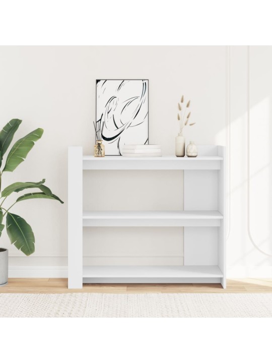 Konsolinis staliukas, baltas, 100x35x90cm, apdirbta mediena