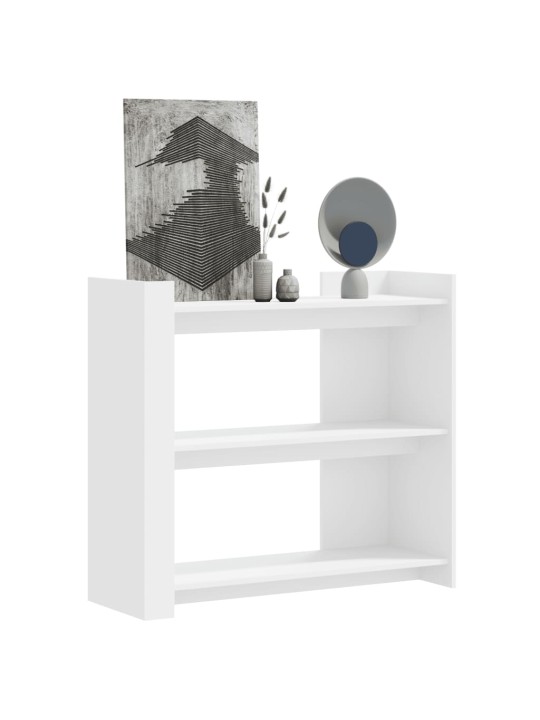 Konsolinis staliukas, baltas, 100x35x90cm, apdirbta mediena