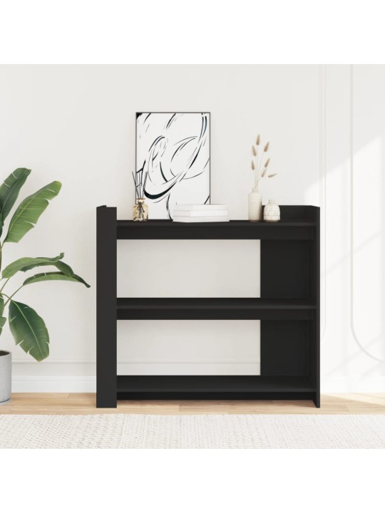 Konsolinis staliukas, juodas, 100x35x90cm, apdirbta mediena