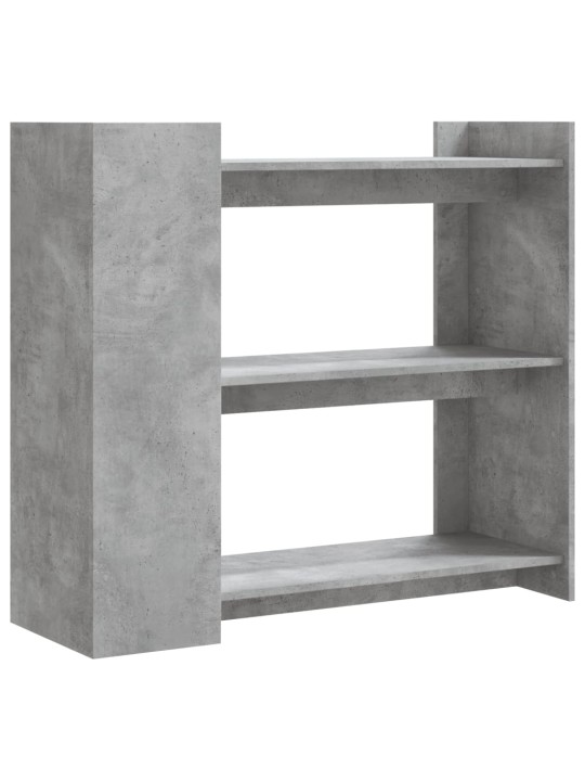 Konsolinis staliukas, betono, 100x35x90cm, apdirbta mediena