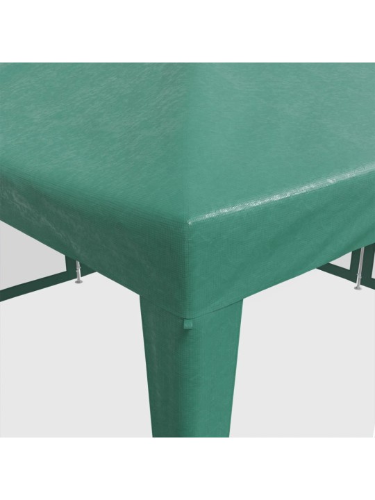 Proginė palapinė su 8 tinklinėmis sienomis, žalia, 4x4m, HDPE