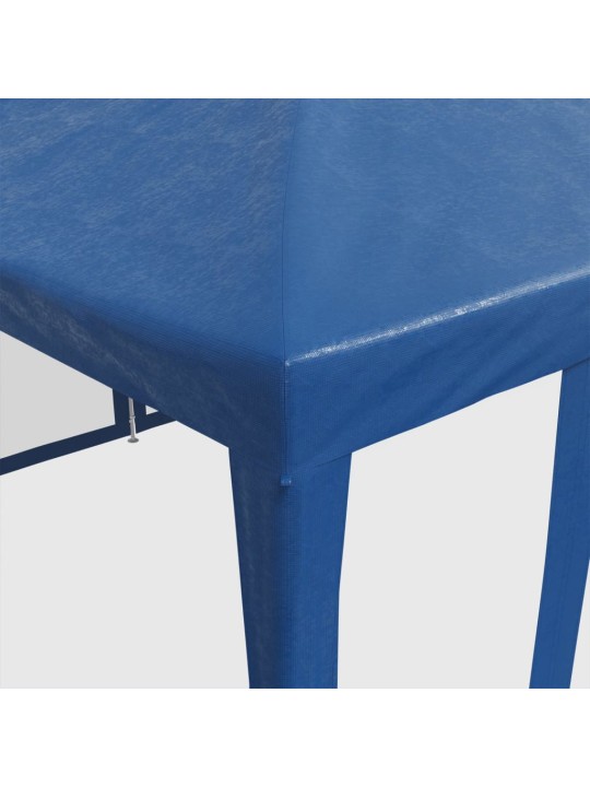 Proginė palapinė su 10 tinklinėmis sienomis, mėlyna, 6x4m, HDPE