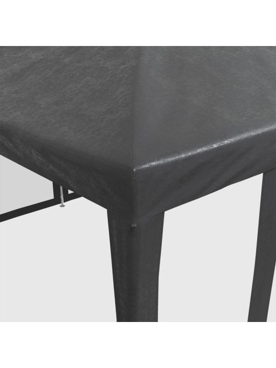 Proginė palapinė su 10 sienomis, antracito, 6x4m, HDPE