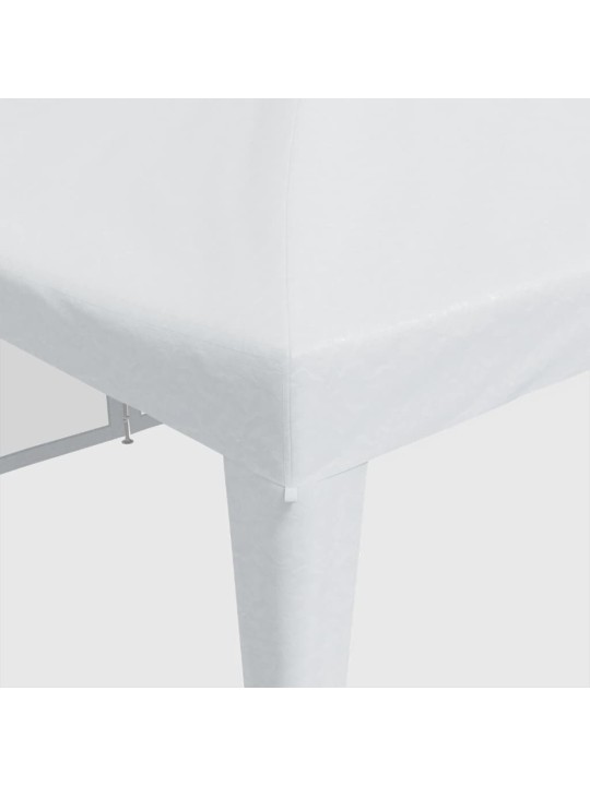 Proginė palapinė su 12 tinklinėmis sienomis, balta, 8x4m, HDPE