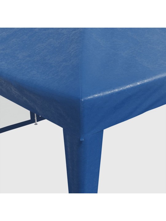 Proginė palapinė su 12 tinklinėmis sienomis, mėlyna, 8x4m, HDPE