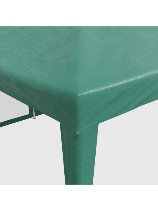 Proginė palapinė su 12 tinklinėmis sienomis, žalia, 8x4m, HDPE