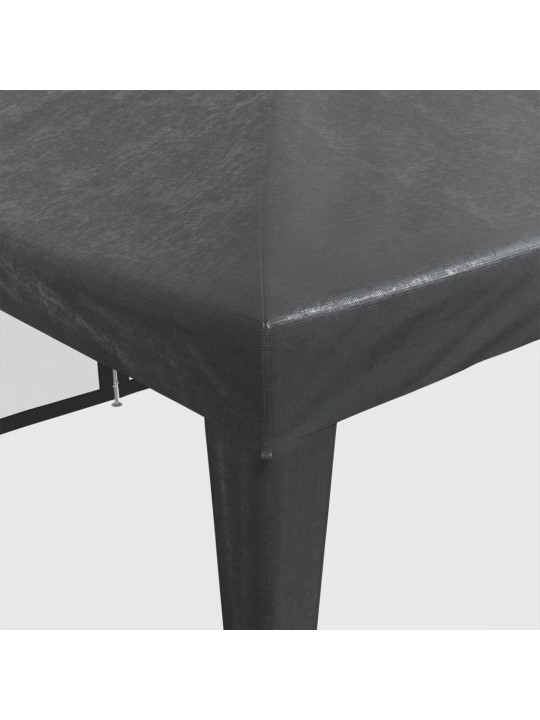 Proginė palapinė su 12 sienomis, antracito, 8x4m, HDPE