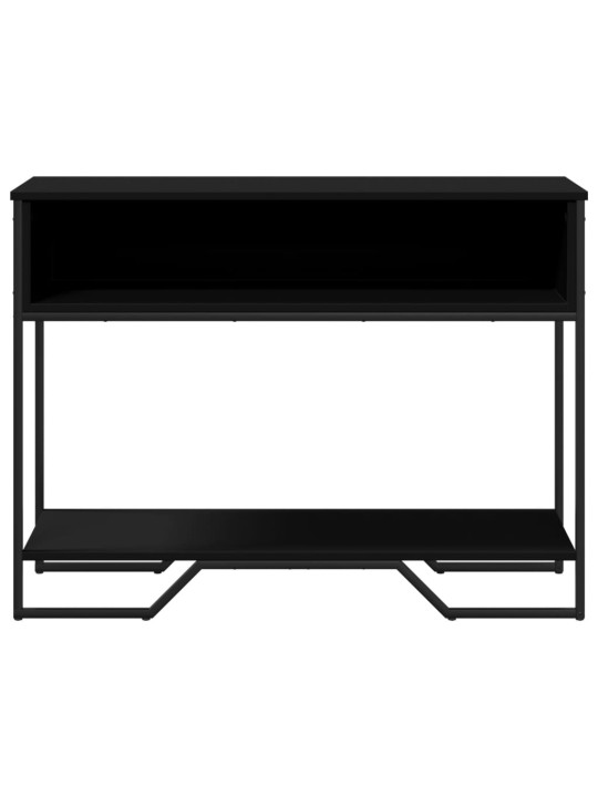 Konsolinis staliukas, juodas, 100x35x74,5cm, apdirbta mediena