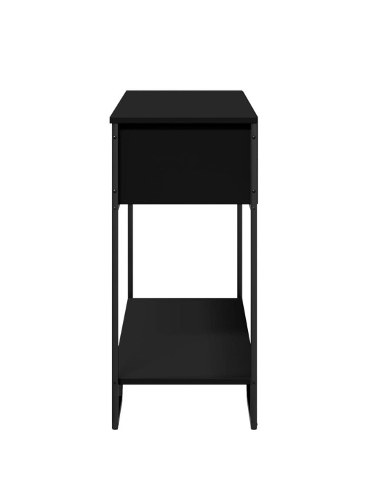 Konsolinis staliukas, juodas, 100x35x74,5cm, apdirbta mediena