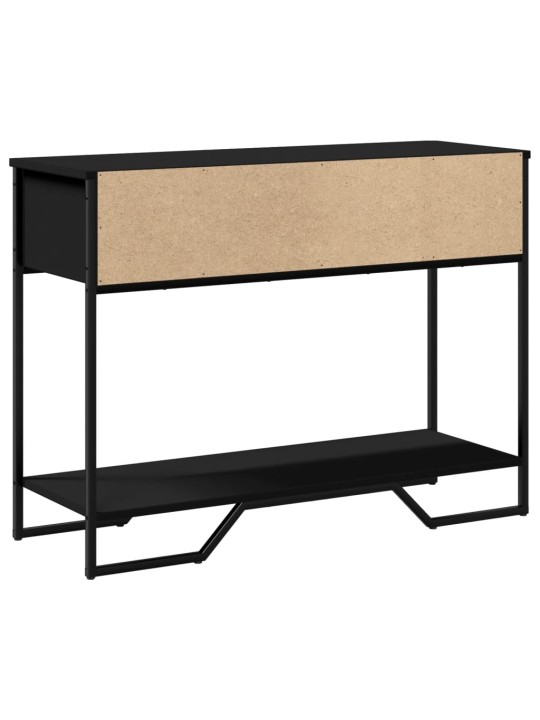 Konsolinis staliukas, juodas, 100x35x74,5cm, apdirbta mediena