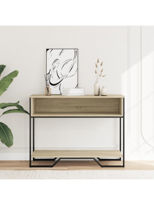 Konsolinis staliukas, ąžuolo, 100x35x74,5cm, apdirbta mediena