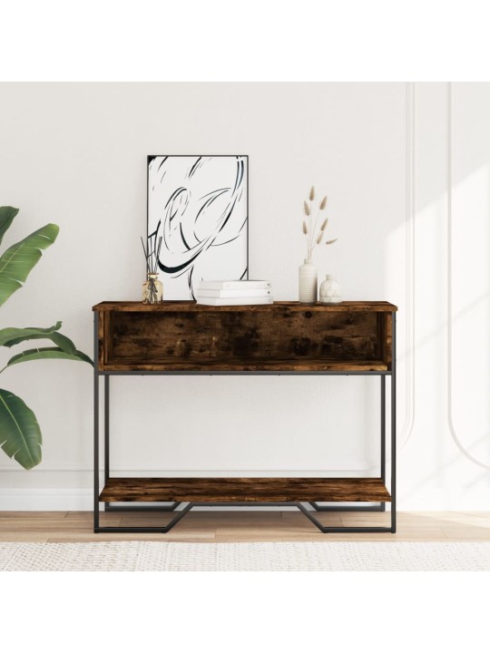 Konsolinis staliukas, dūminio ąžuolo, 100x35x74,5cm, mediena