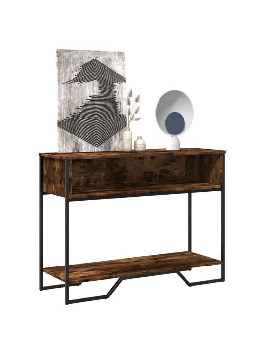 Konsolinis staliukas, dūminio ąžuolo, 100x35x74,5cm, mediena