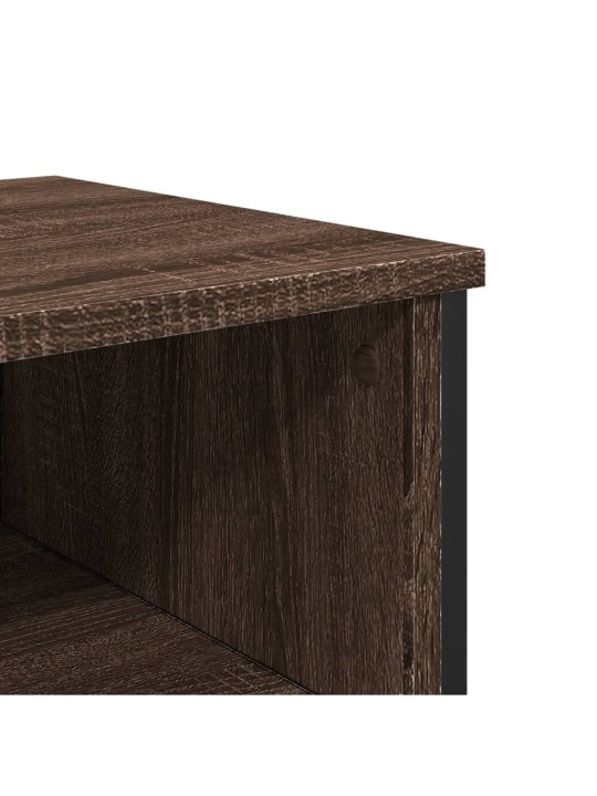Konsolinis staliukas, rudas ąžuolo, 100x35x74,5cm, mediena
