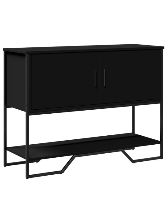 Konsolinis staliukas, juodas, 100x35x74,5cm, apdirbta mediena