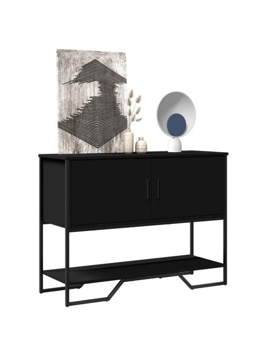 Konsolinis staliukas, juodas, 100x35x74,5cm, apdirbta mediena